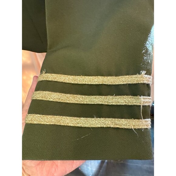 Soho New York & Company XL Blazer Olive Green Gold Buttons - Picture 3 of 5